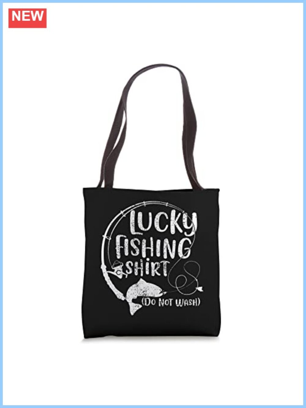 Funny Fisherman Joke Eco-Friendly Cotton Tote Bag Gift
